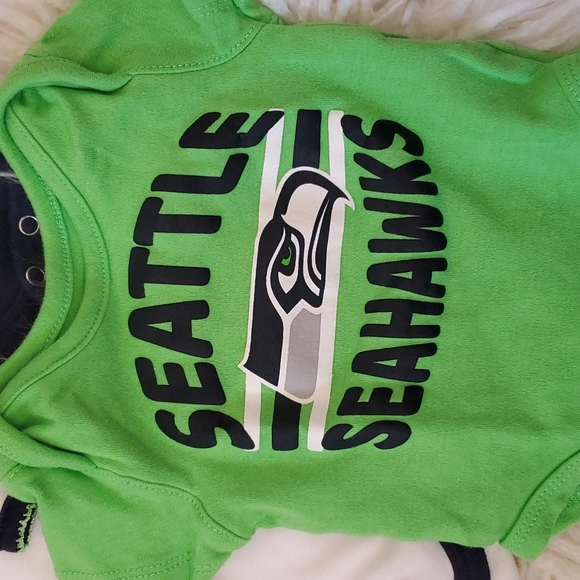 Seahawks Baby Onesie Bundle - 0-3M (EUC) - Picture 2 of 8